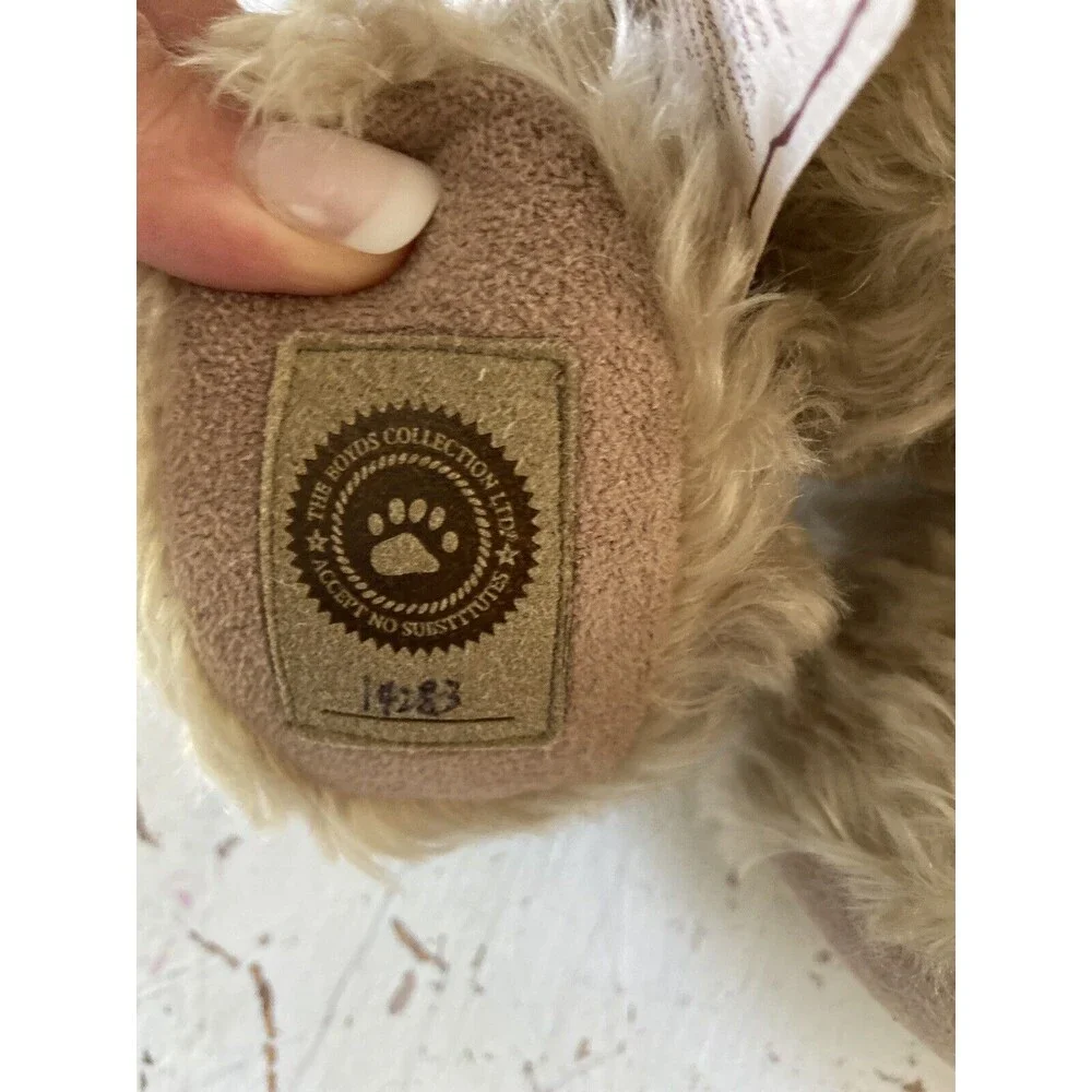 Boyds Bears‎ 100th Anniversary Mohair Collection Theodore M Bear Signed Tag